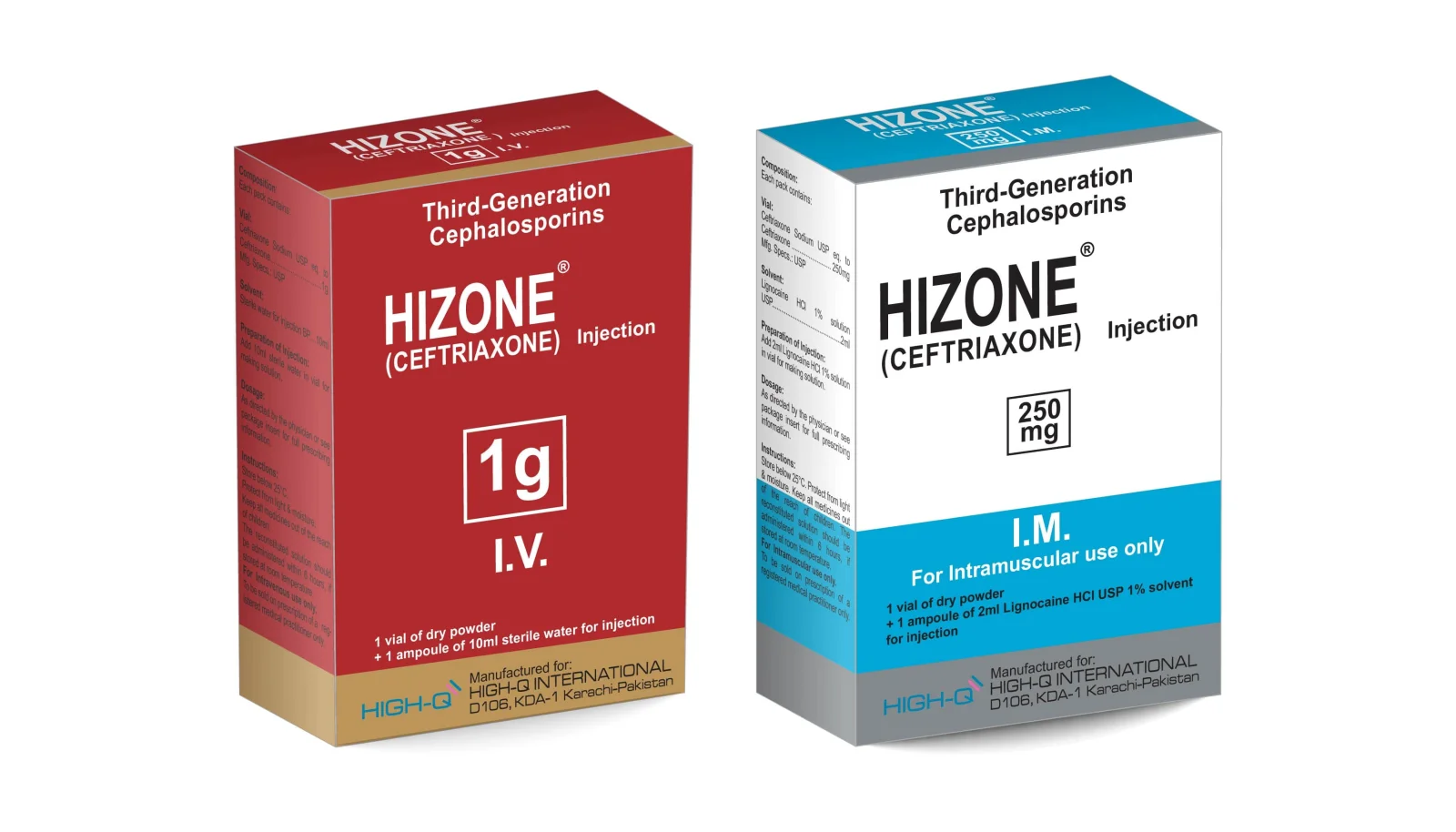 Hizone (1G) 1 Vial Injection