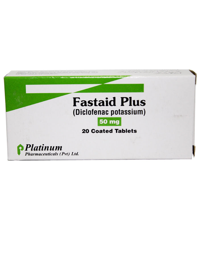 Fastaid Plus (50Mg) 20 Tablets