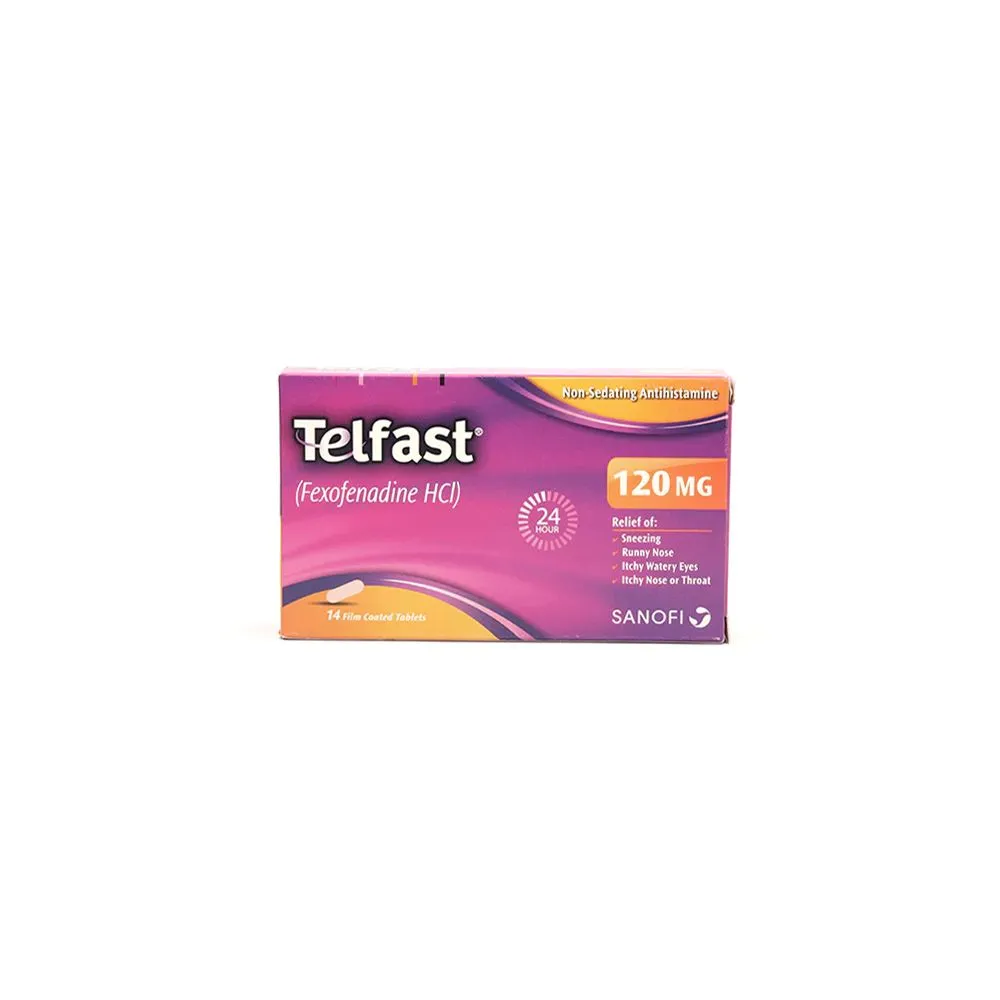 Telfast (120Mg) 14 Tablets