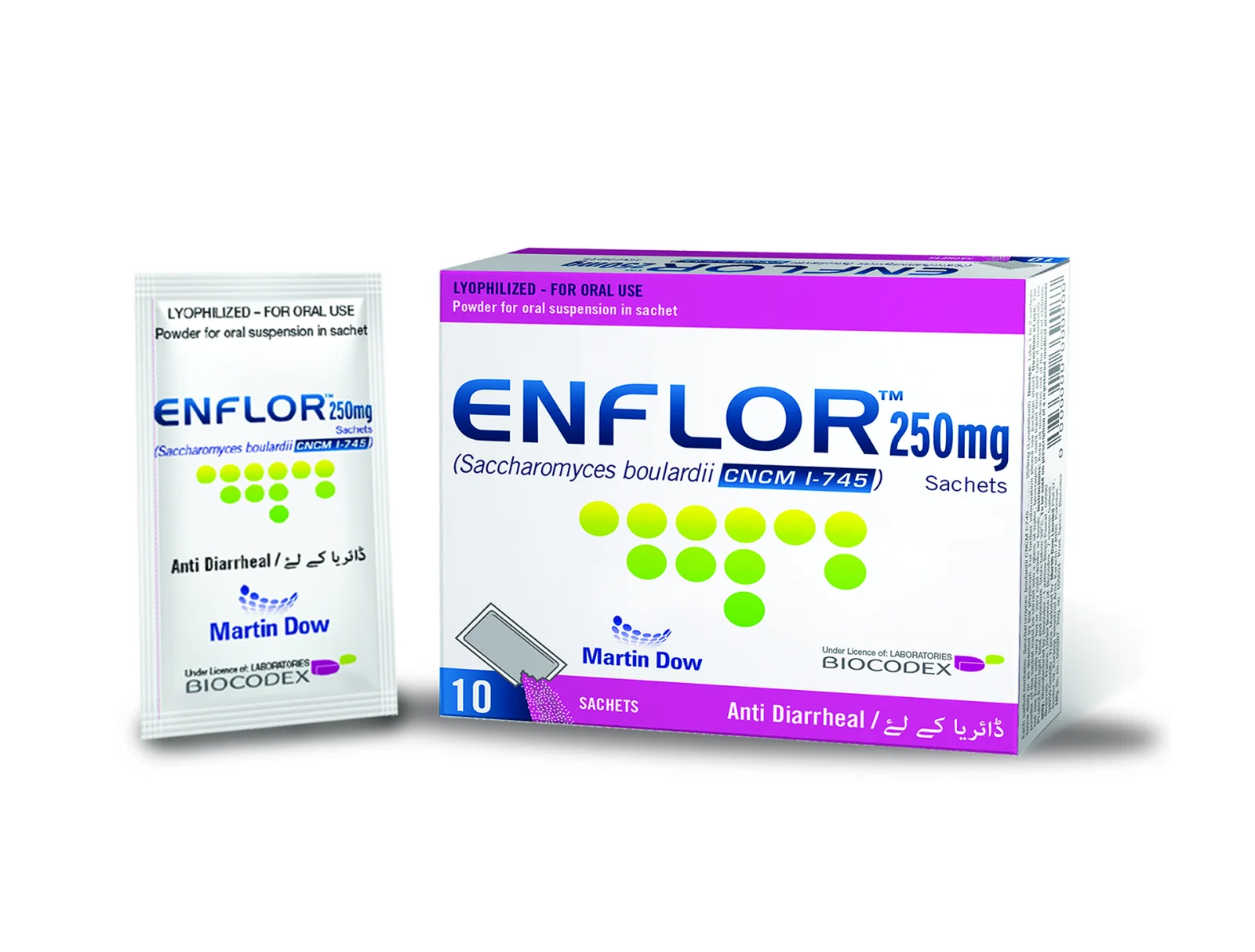 Enflor (250Mg) 10 Sachets