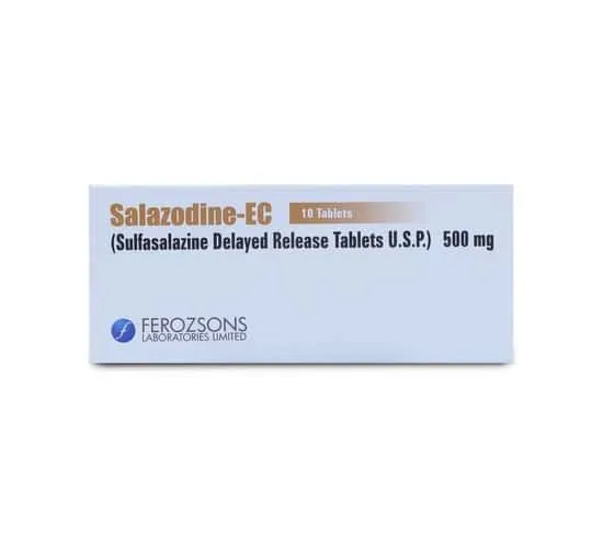 Salazodine-Ec (500Mg) 10 Tablets