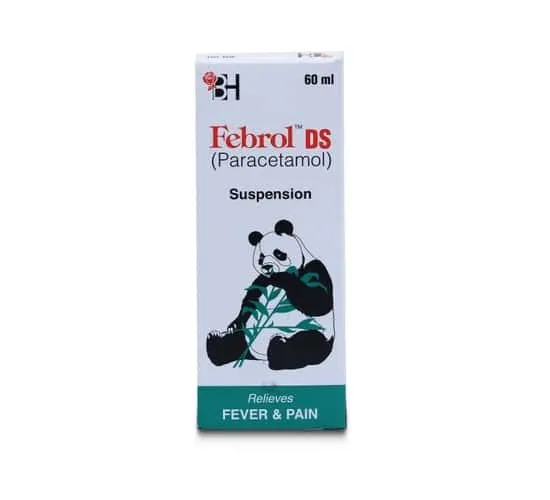 Febrol Ds (250Mg/5Ml) 60Ml Suspension