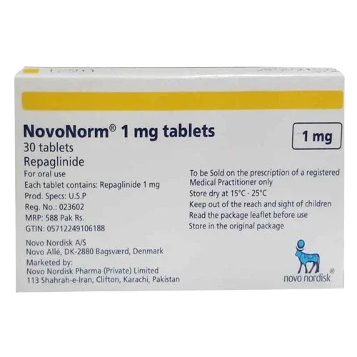 Novonorm (1Mg) 30 Tablets