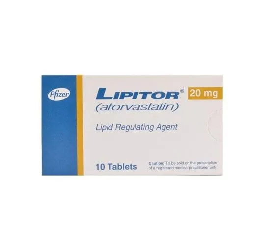 Lipitor (20Mg) 10 Tablets