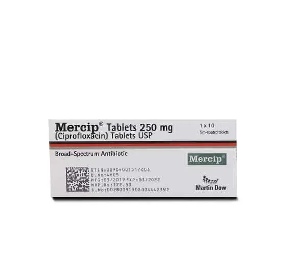 Mercip (250Mg) 10 Tablets