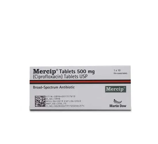Mercip (500Mg) 10 Tablets