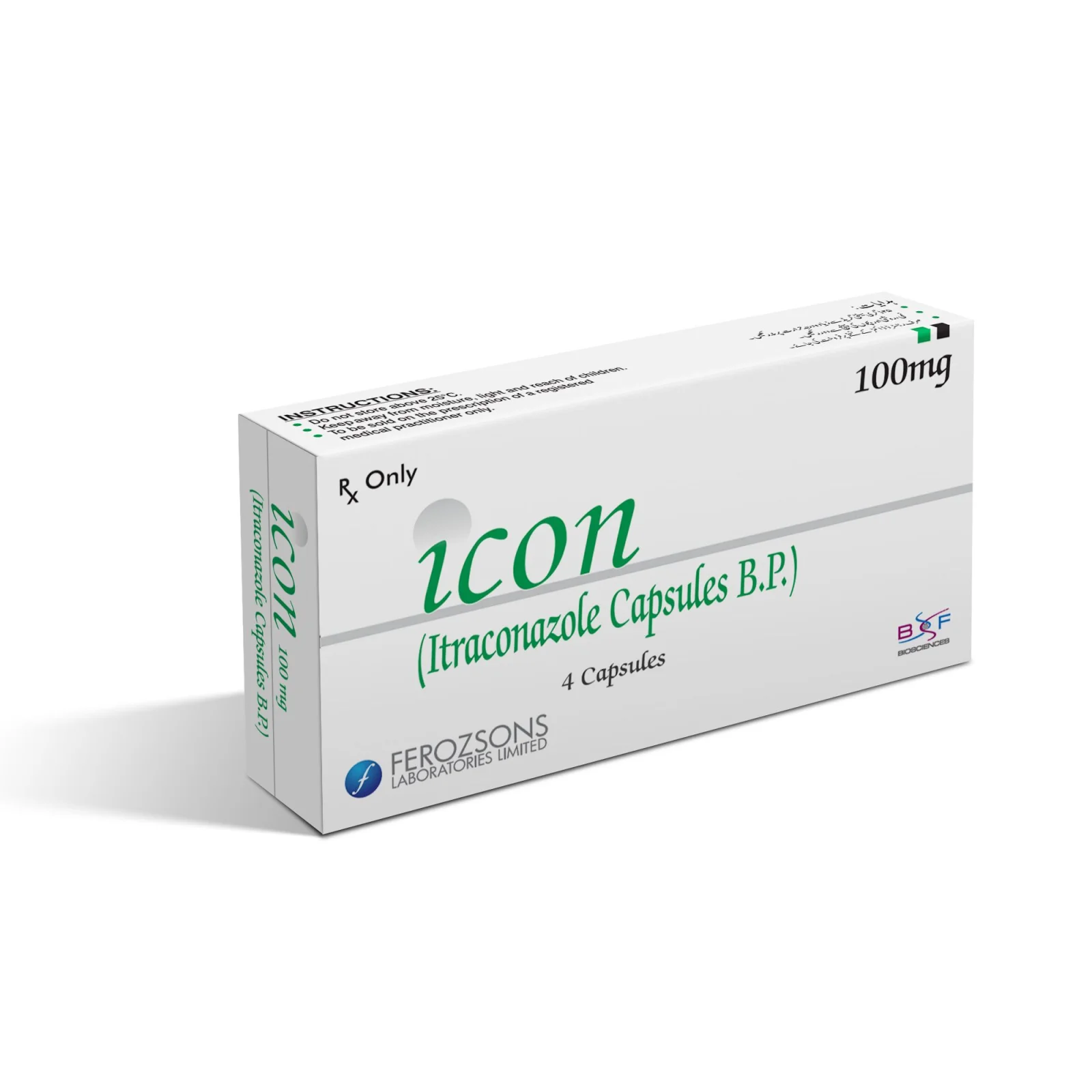 Icon (100Mg) 4 Capsules