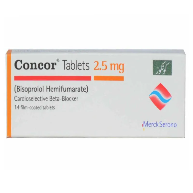 Concor (2.5Mg) 14 Tablets