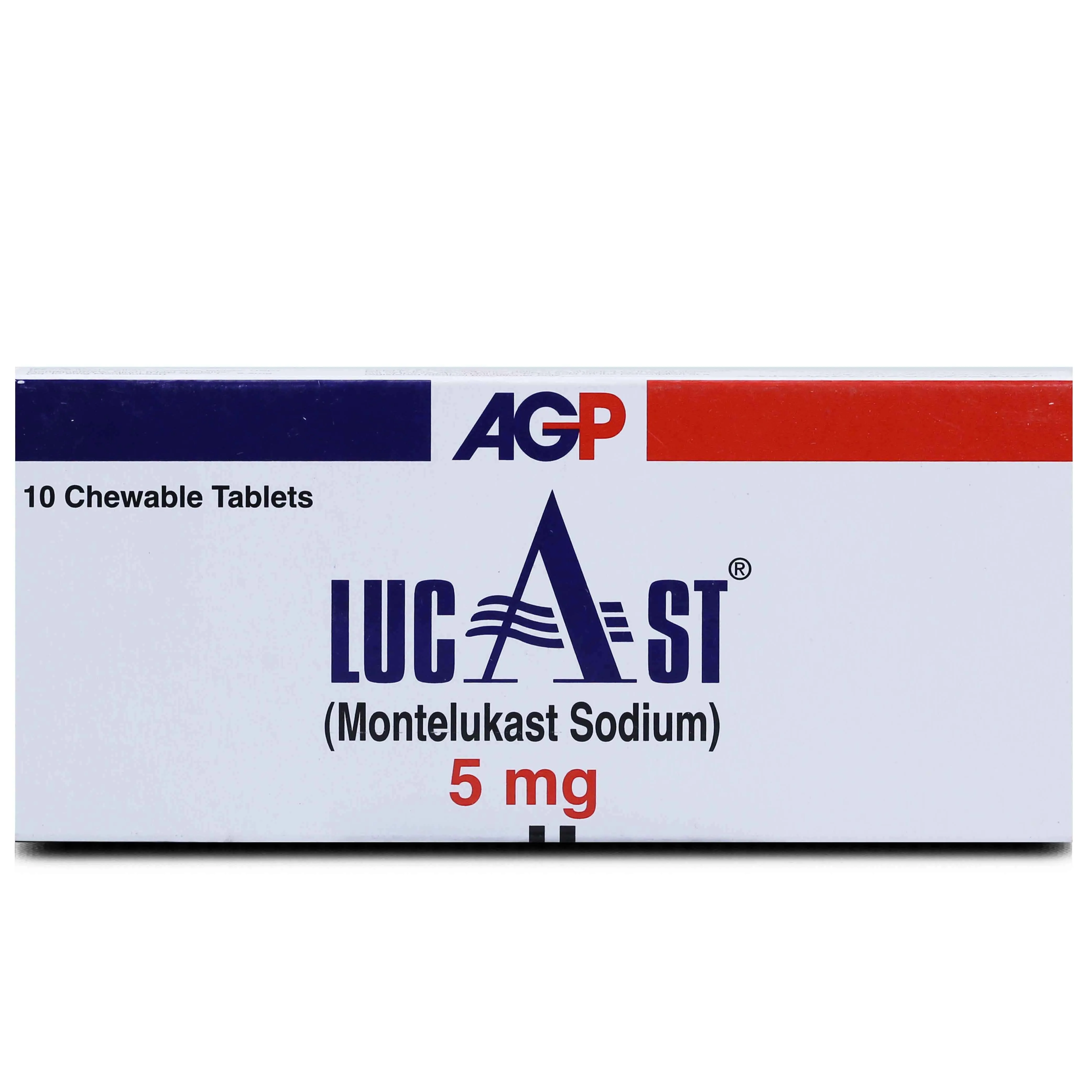 Lucast (5Mg) 10 Tablets