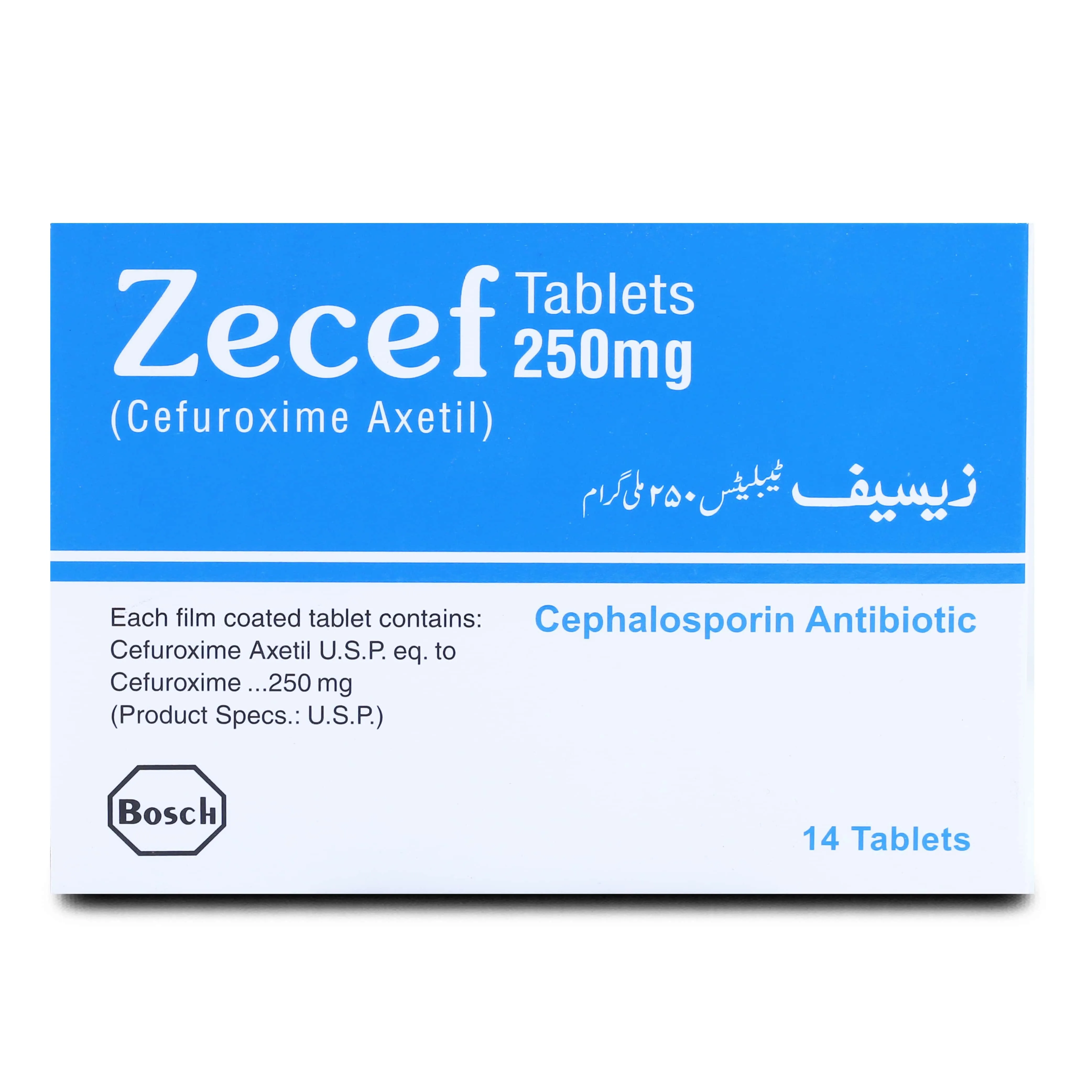 Zecef (250Mg) 14 Tablets