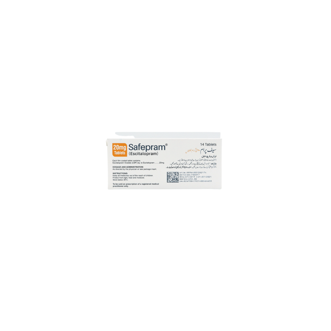 Safepram (20Mg) 14 Tablets