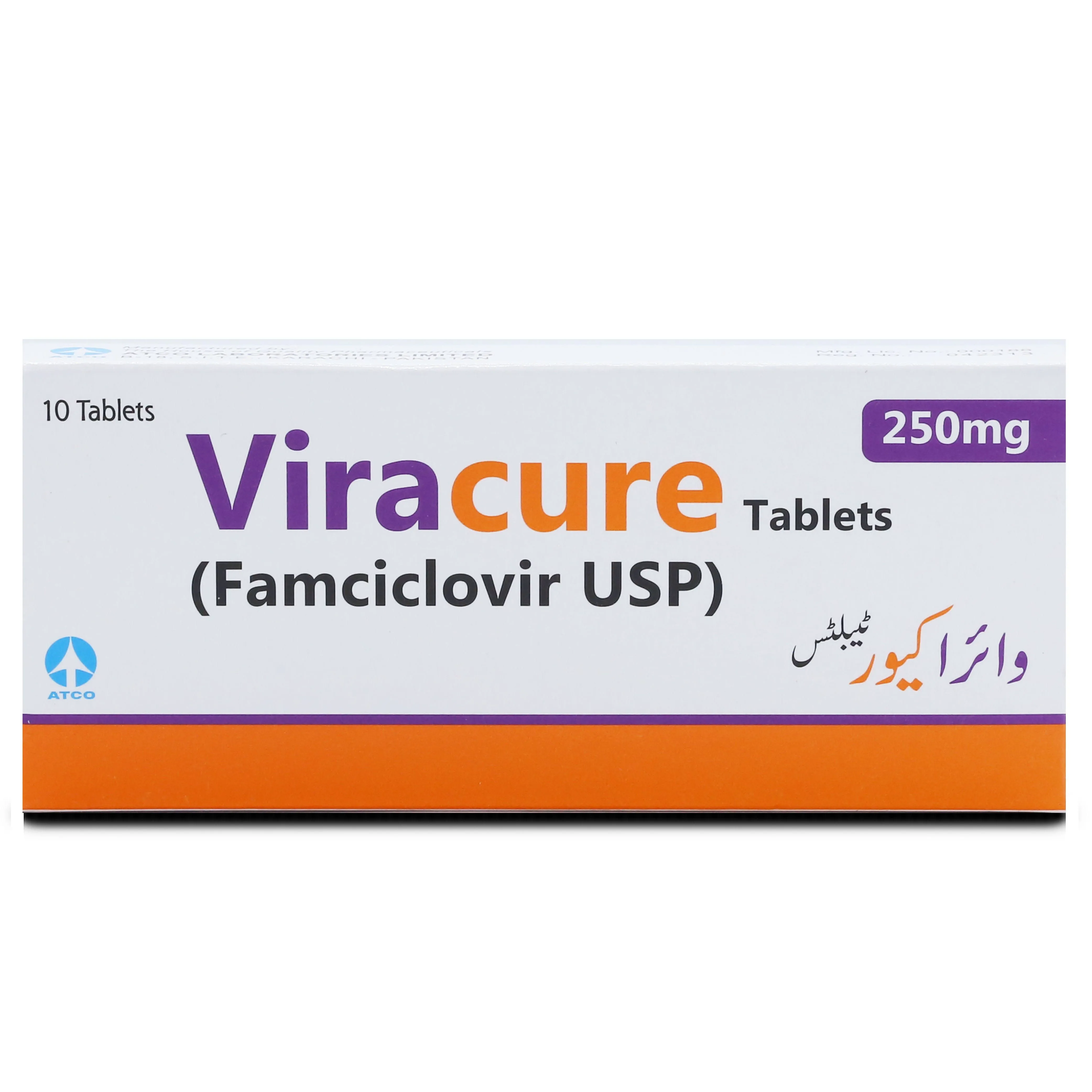 Viracure (250Mg) 10 Tablets