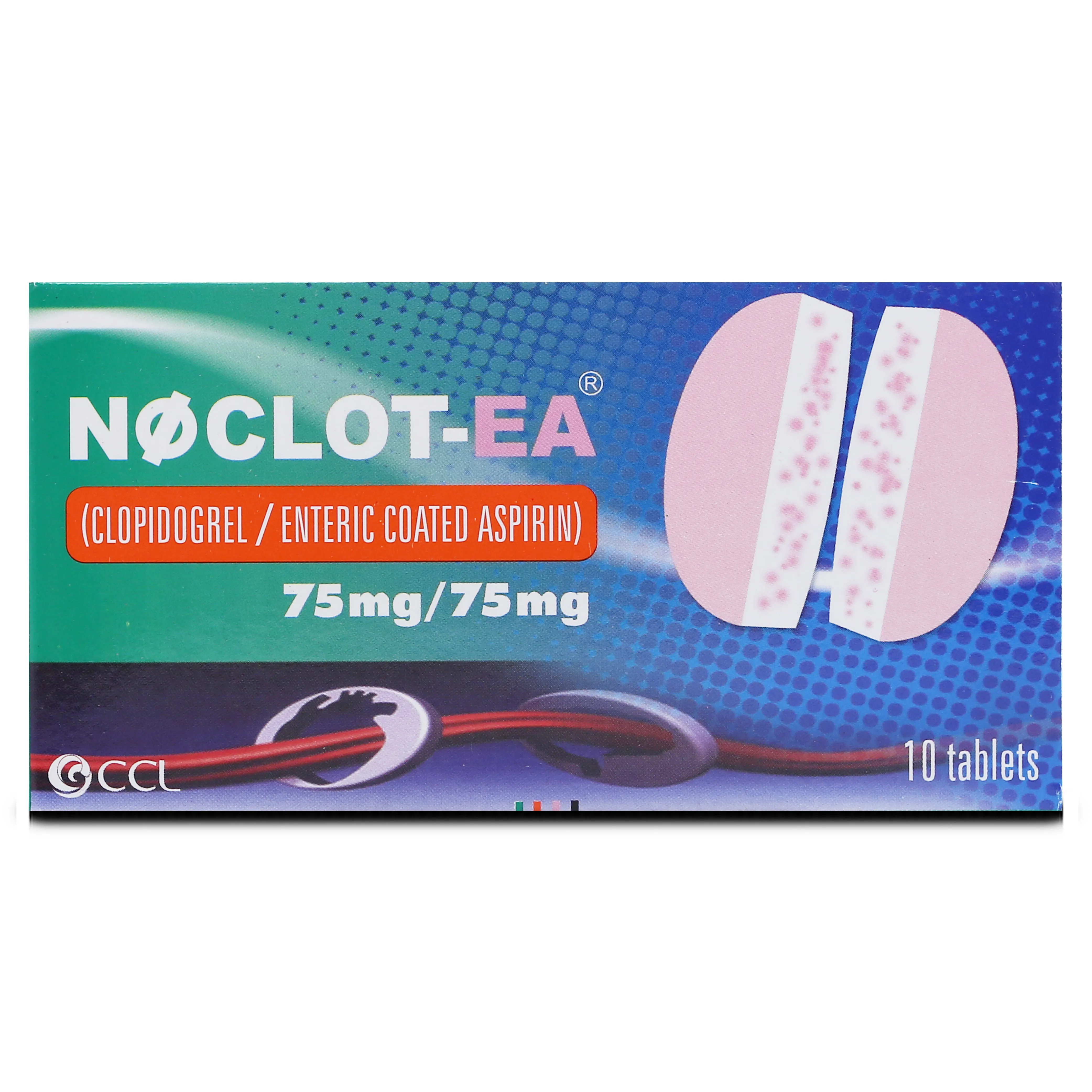 Noclot-Ea (75/75Mg) 10 Tablets