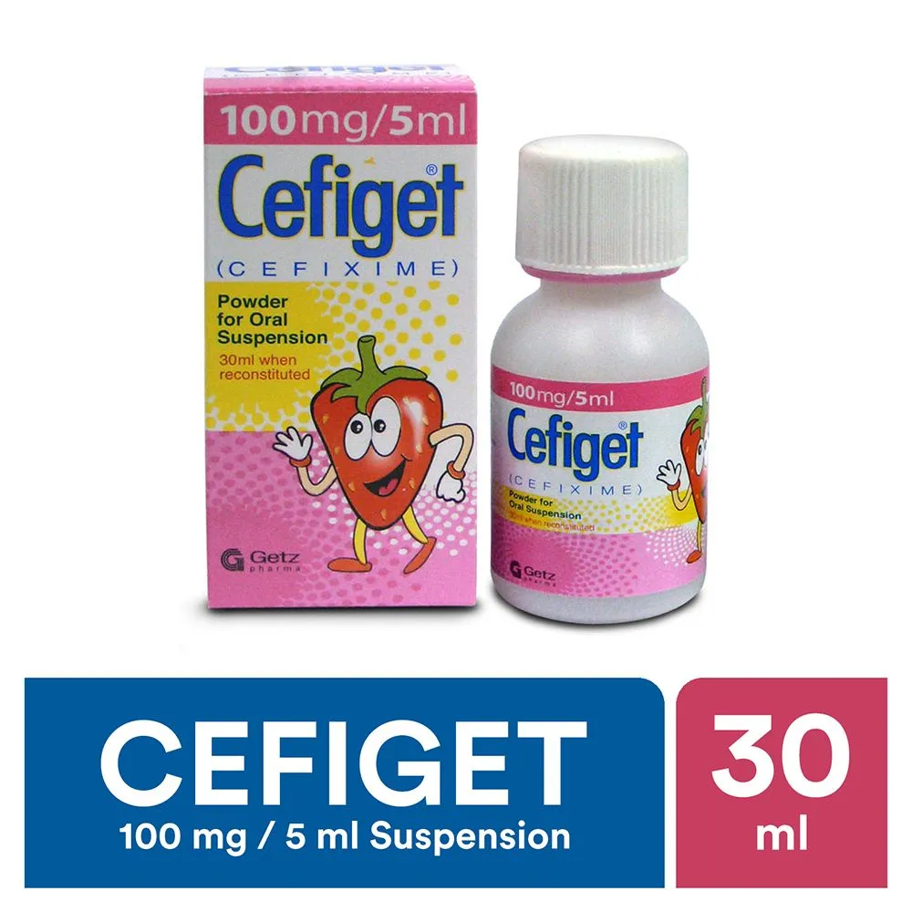 Cefiget (100Mg/5Ml) 30Ml Suspension