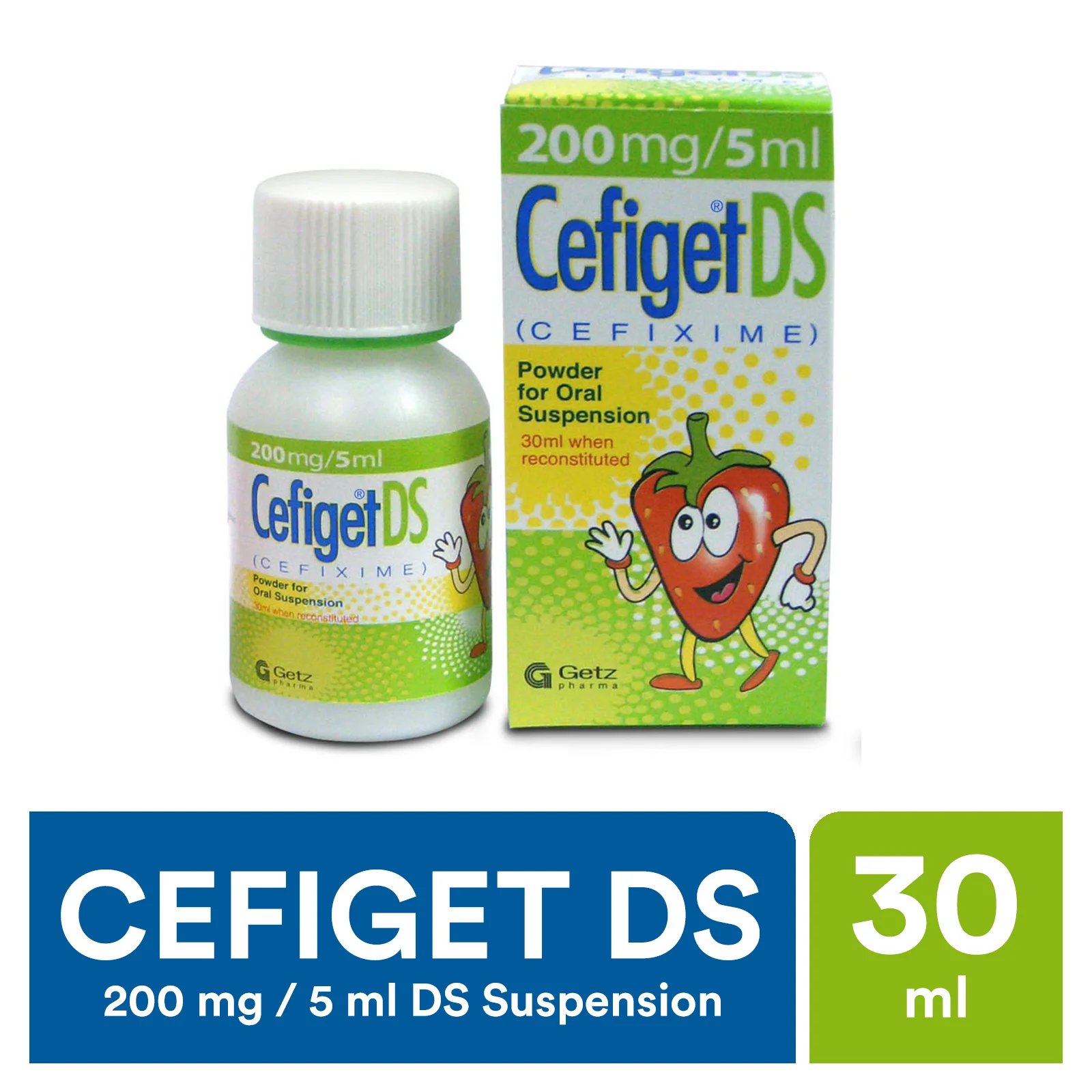 Cefiget Ds (200Mg/5Ml) 30Ml Oral Suspension