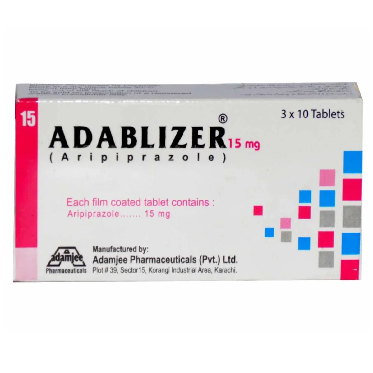 Adablizer (15Mg) 30 Tablets