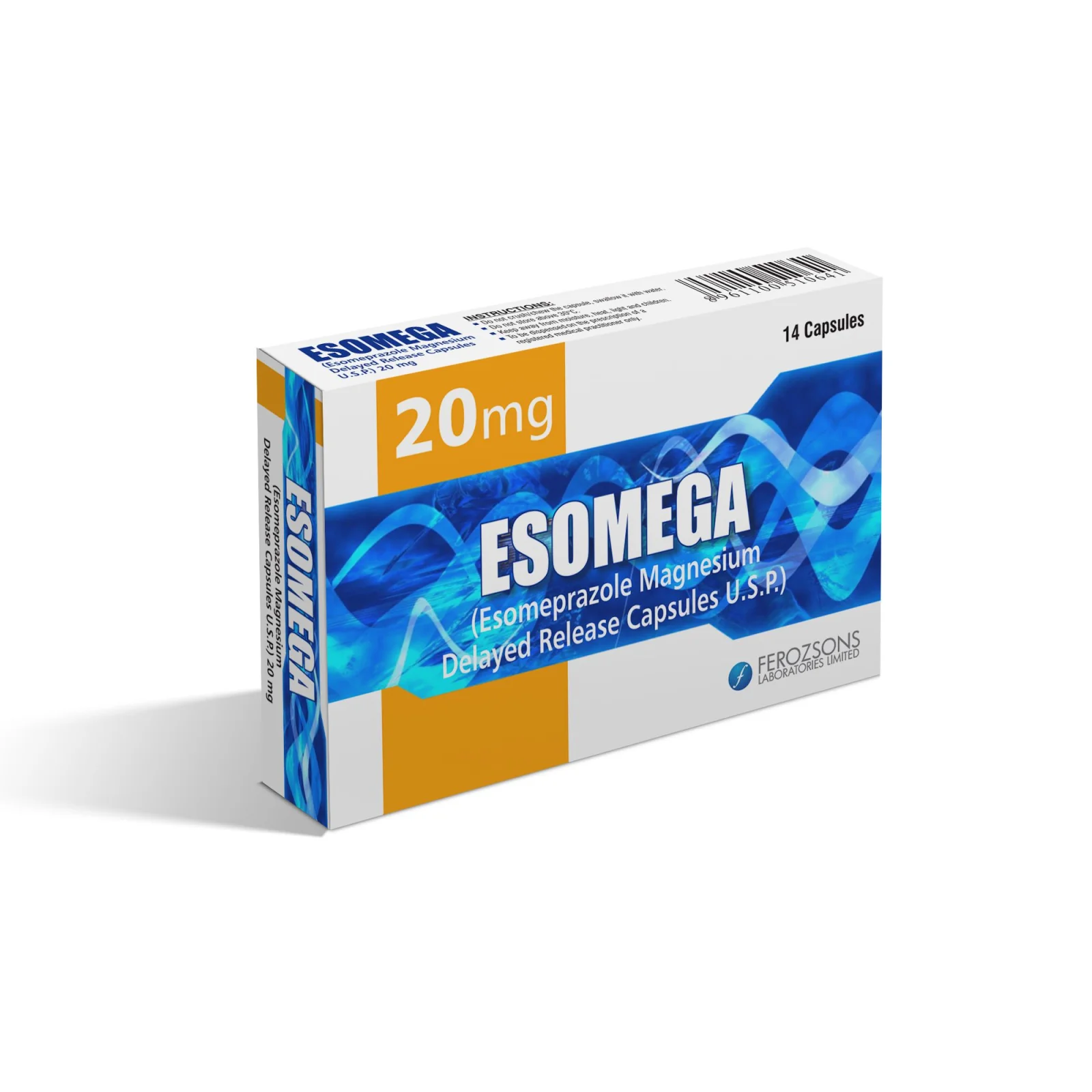 Esomega (20Mg) 14 Capsules