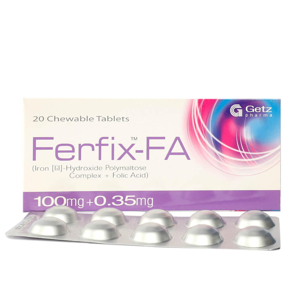Ferfix Fa (100/0.35Mg) 20 Tablets