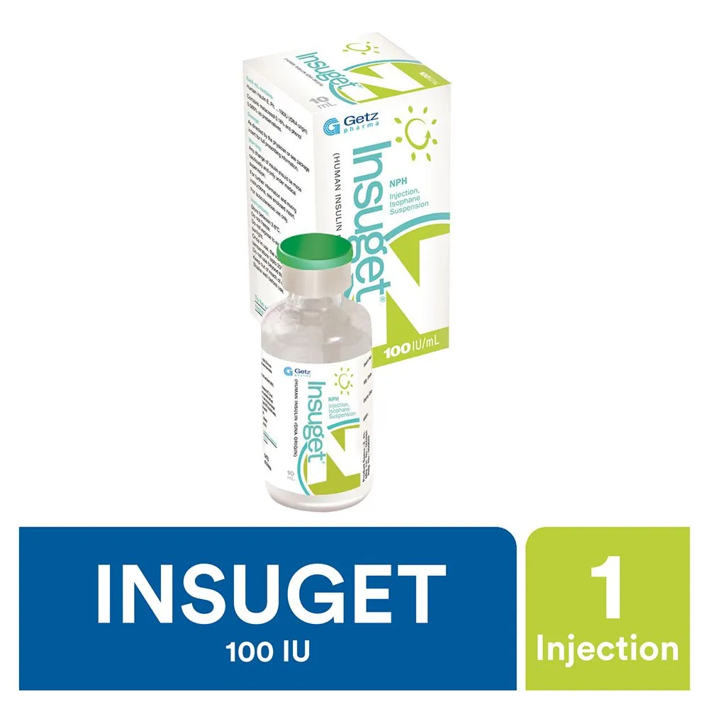 Insuget N (100Iu/Ml) 10Ml Injection