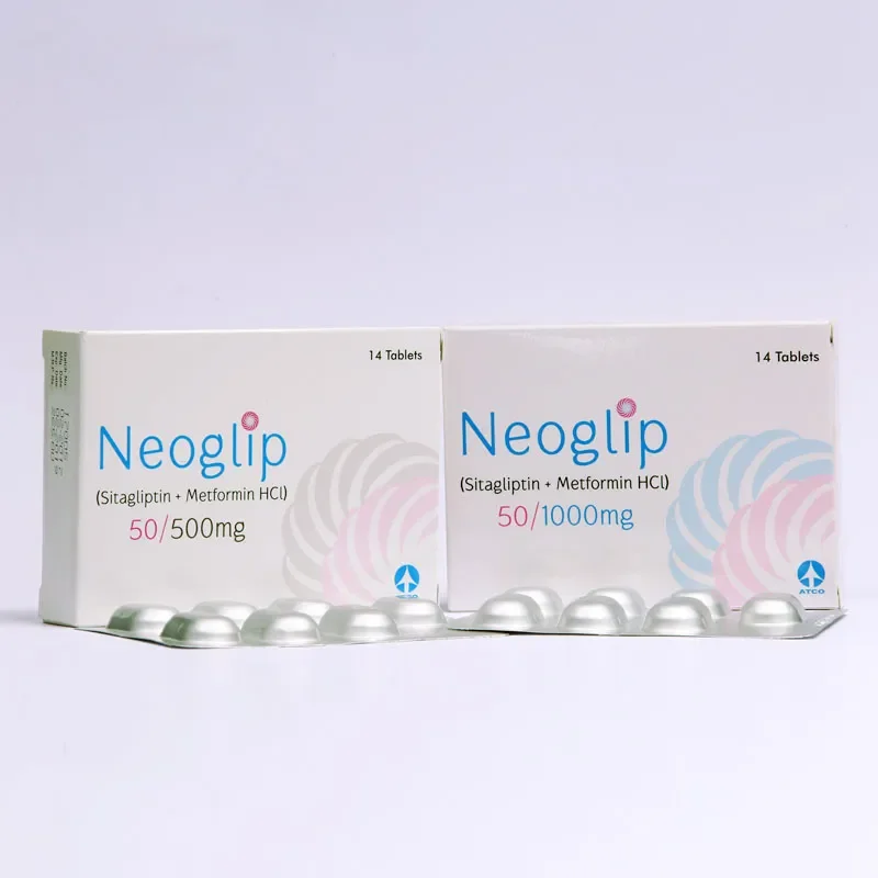 Neoglip (50/1000Mg) 14 Tablets