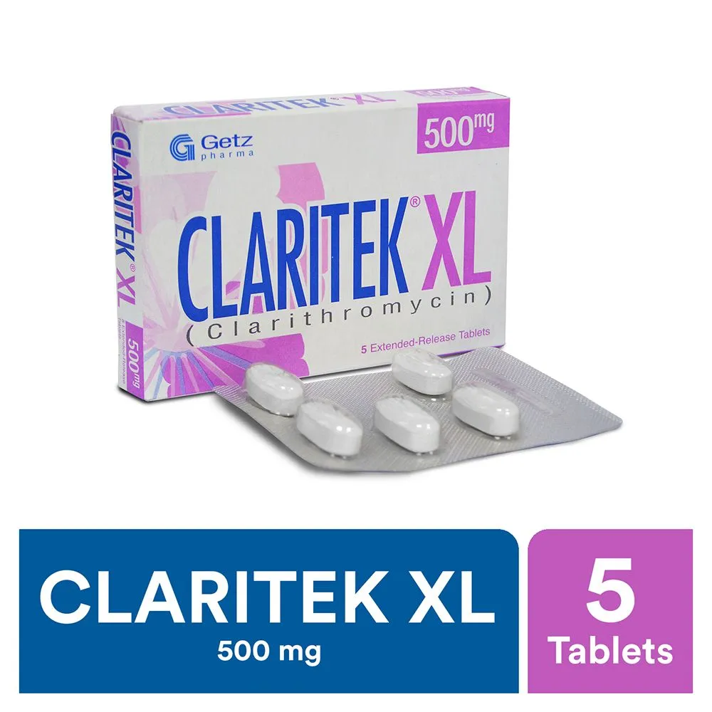Claritek Xl (500Mg) 5 Tablets