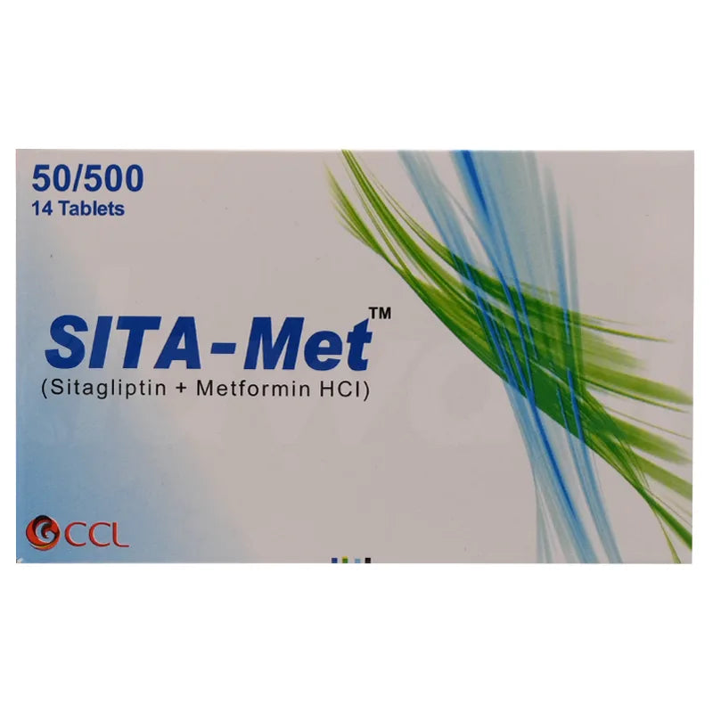 Sita-Met (50/500Mg) 14 Tablets
