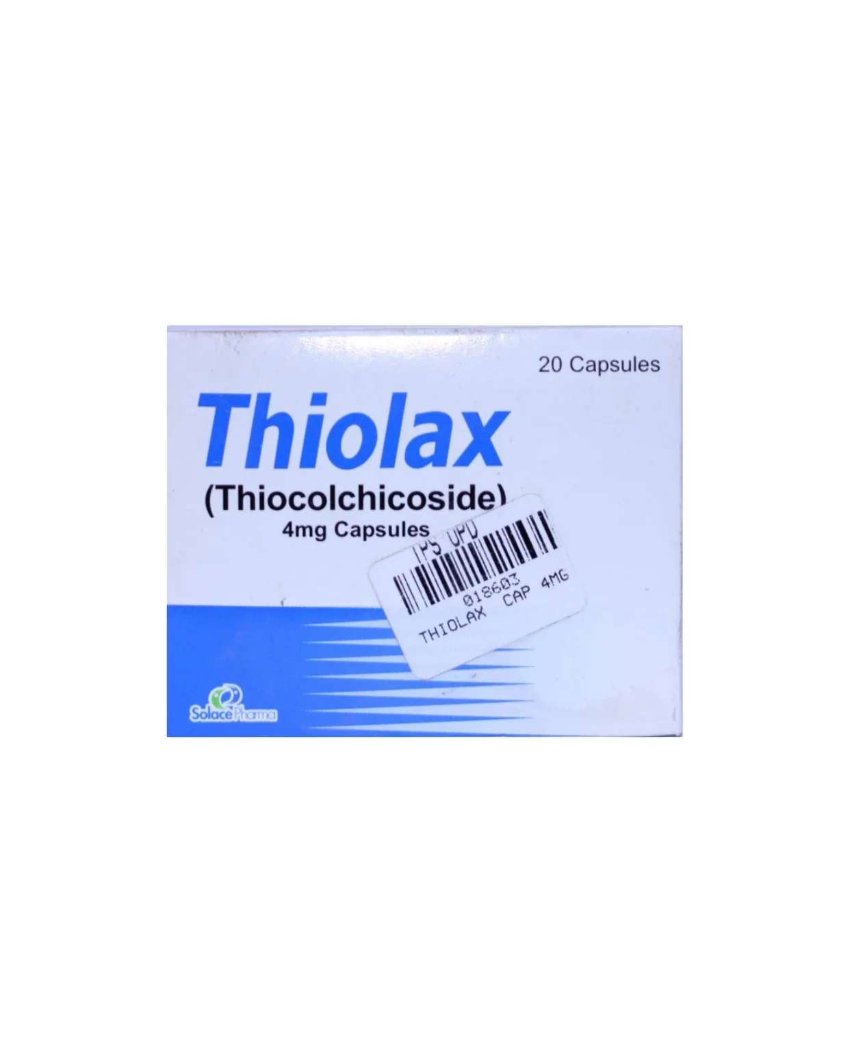 Thiolax (4Mg) 20 Capsules