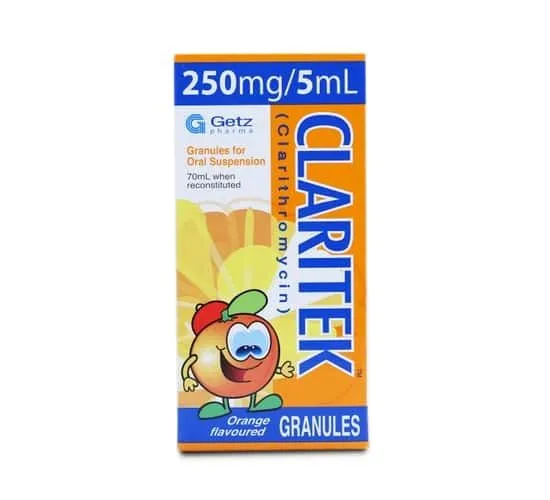 Claritek (250Mg/5Ml) 70Ml Suspension