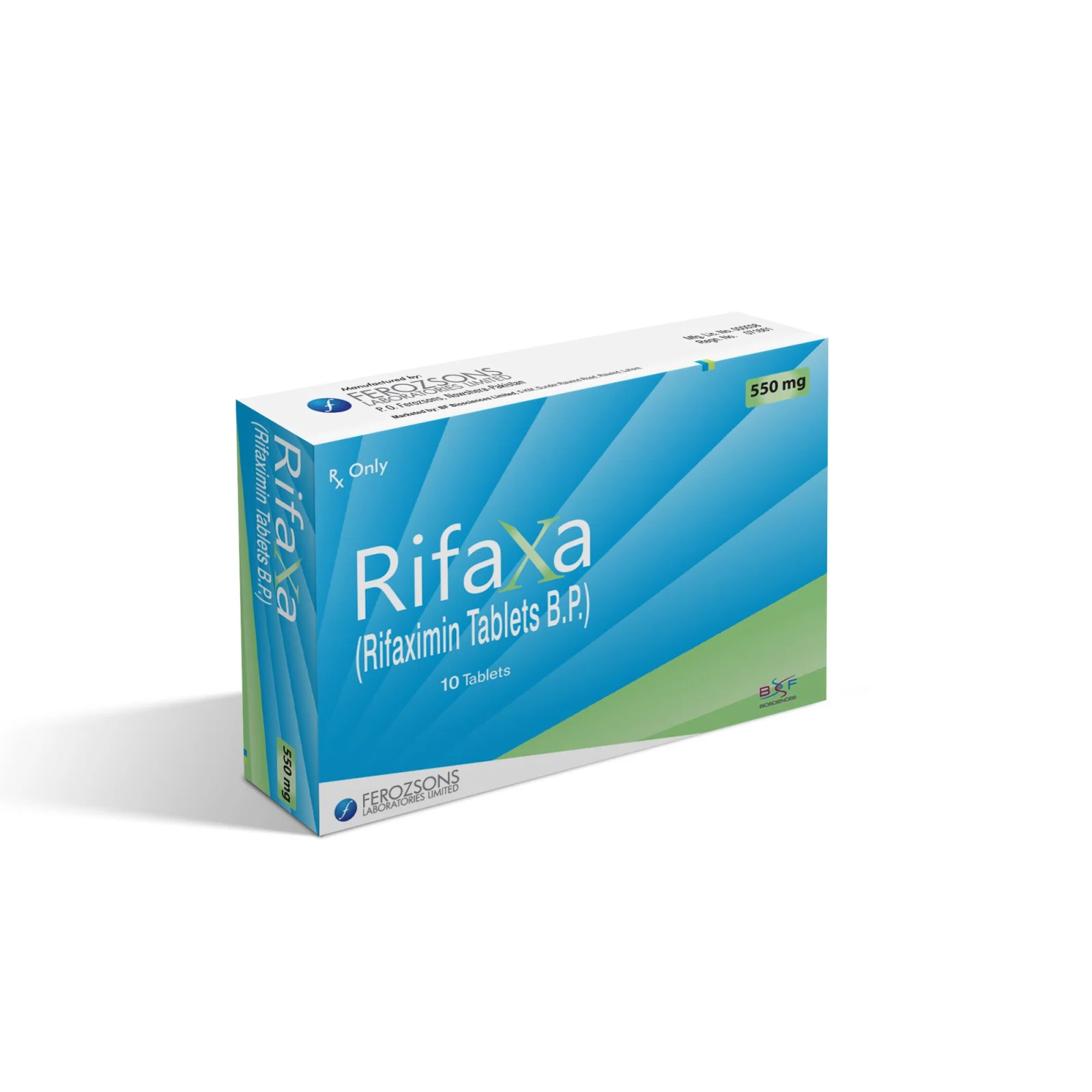 Rifaxa (550Mg) 10 Tablets