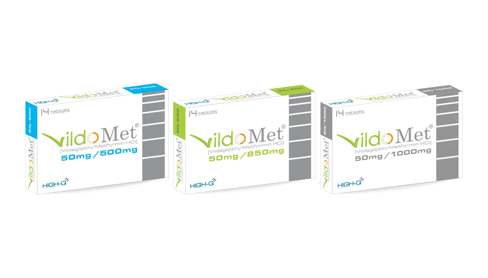Vildomet (50/1000Mg) 14 Tablets