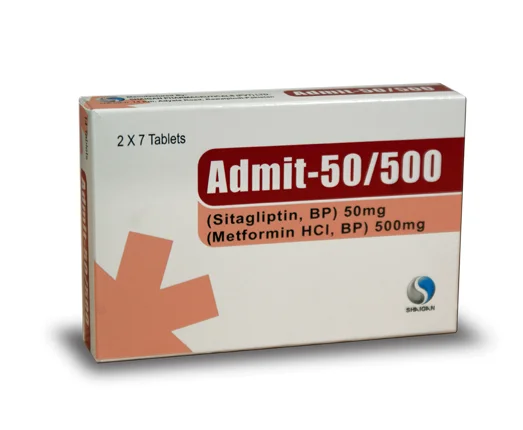 Admit (50/500Mg) 14 Tablets
