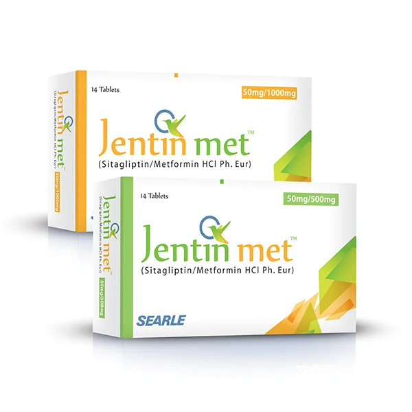 Jentin Met (50/1000Mg) 14 Tablets