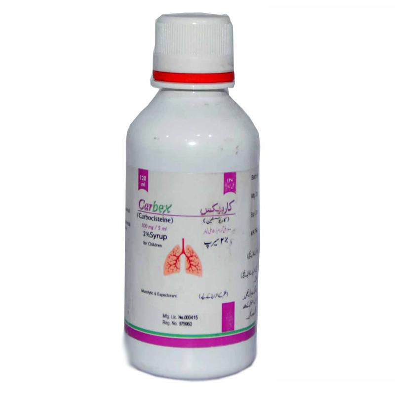 Carbex (250Mg/5Ml) 120Ml Syrup