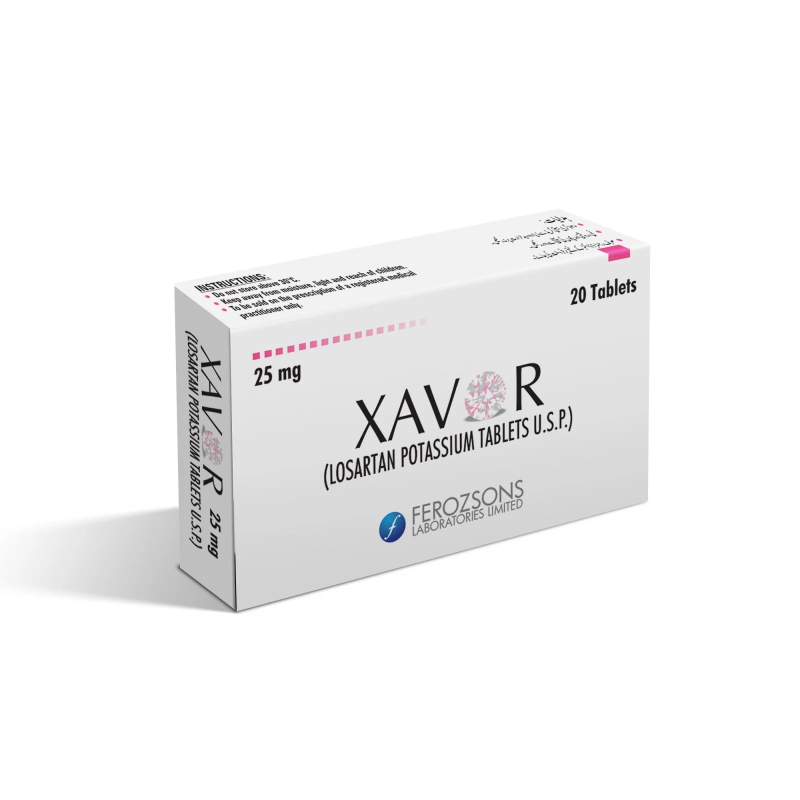 Xavor (25Mg) 20 Tablets