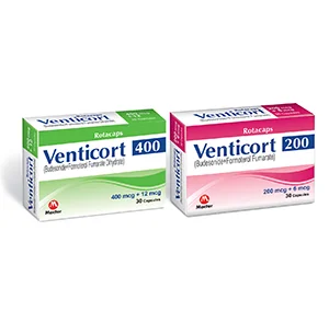 Venticort (200/6Mcg) 30 Capsules
