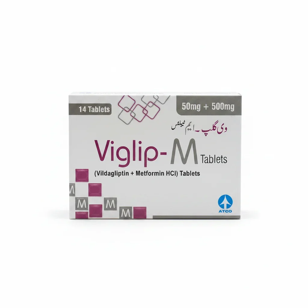 Viglip-M (50/500Mg) 14 Tablets