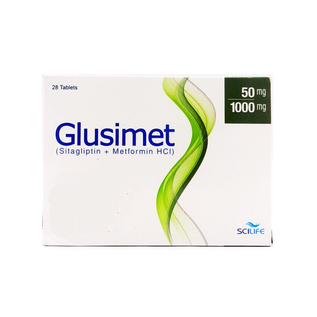 Glusimet (50/1000Mg) 28 Tablets