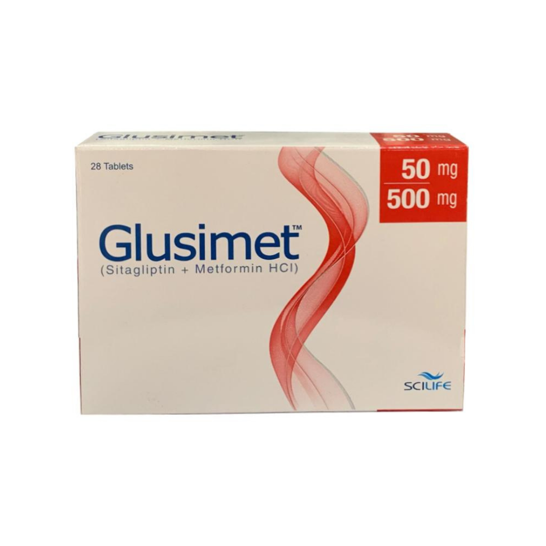 Glusimet (50/500Mg) 28 Tablets