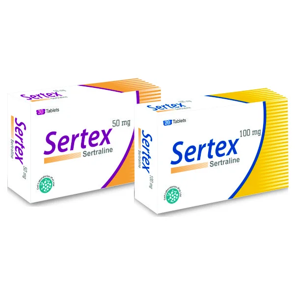 Sertex (100Mg) 20 Tablets