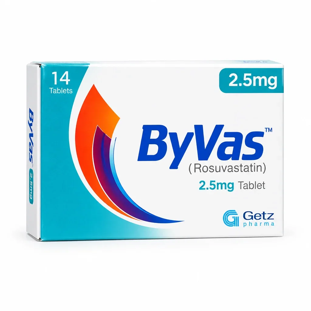 Byvas (2.5Mg) 14 Tablets