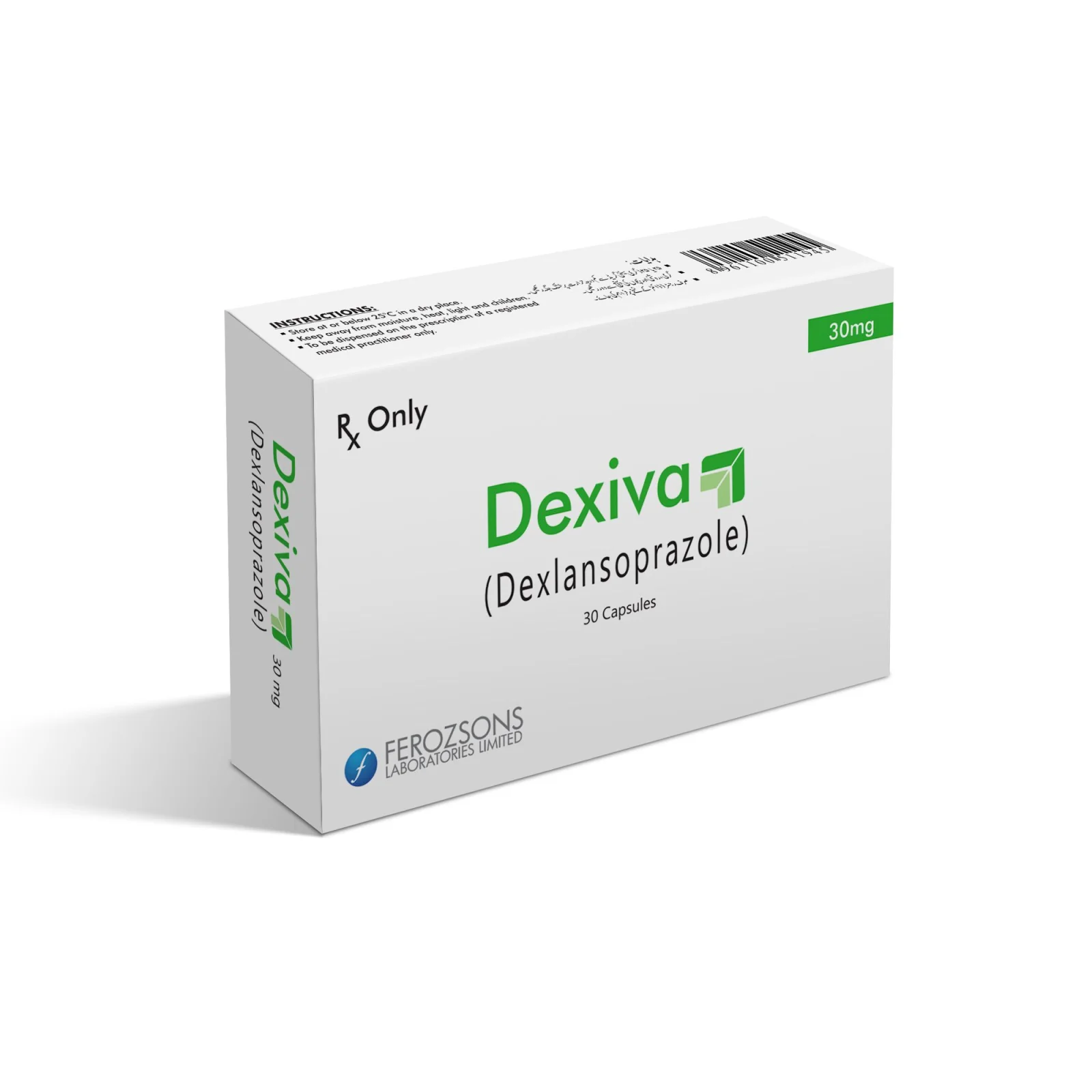 Dexiva (30Mg) 30 Capsules