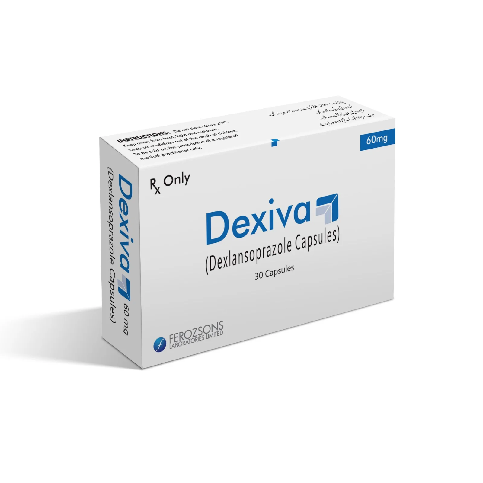 Dexiva (60Mg) 30 Capsules