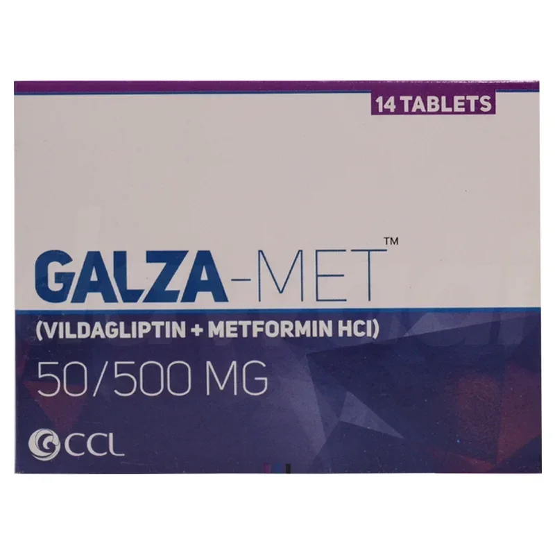 Galza-Met (50/500Mg) 14 Tablets