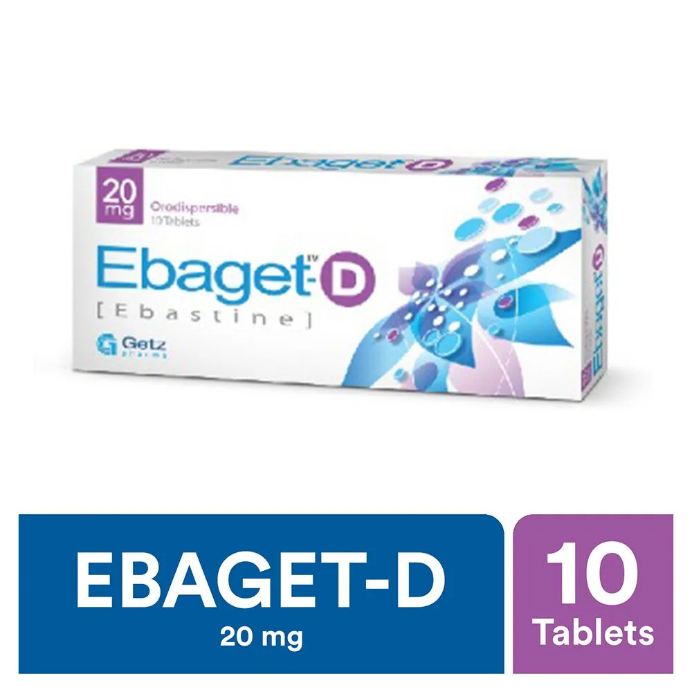Ebaget-D (20Mg) 10 Tablets