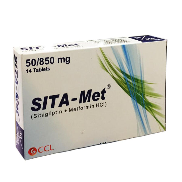 Sita-Met (50/850Mg) 14 Tablets