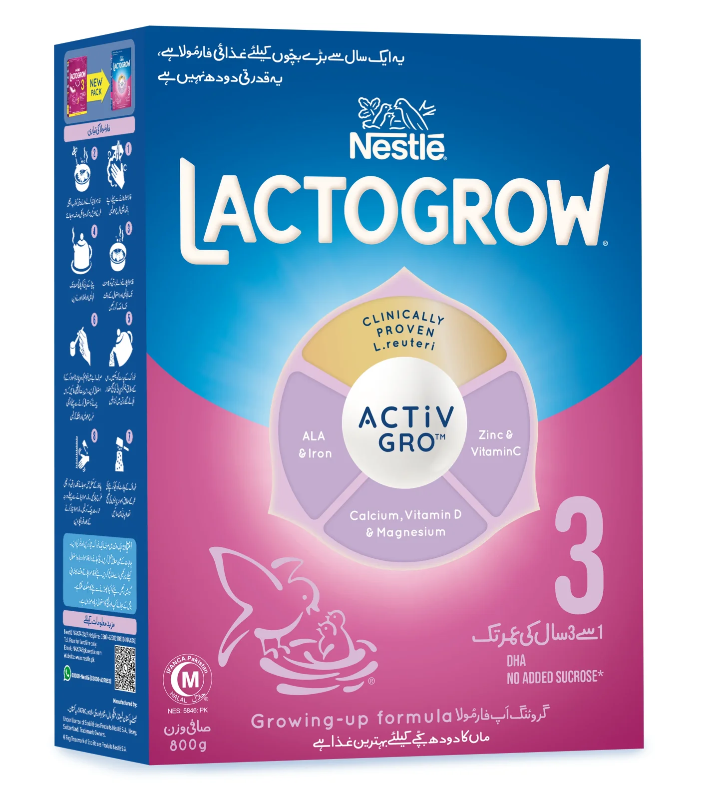 Lactogrow 3 (800G) Powdered Milk