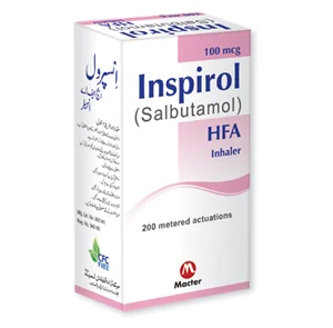 Inspirol (100Mcg) 200 Actuations Inhaler