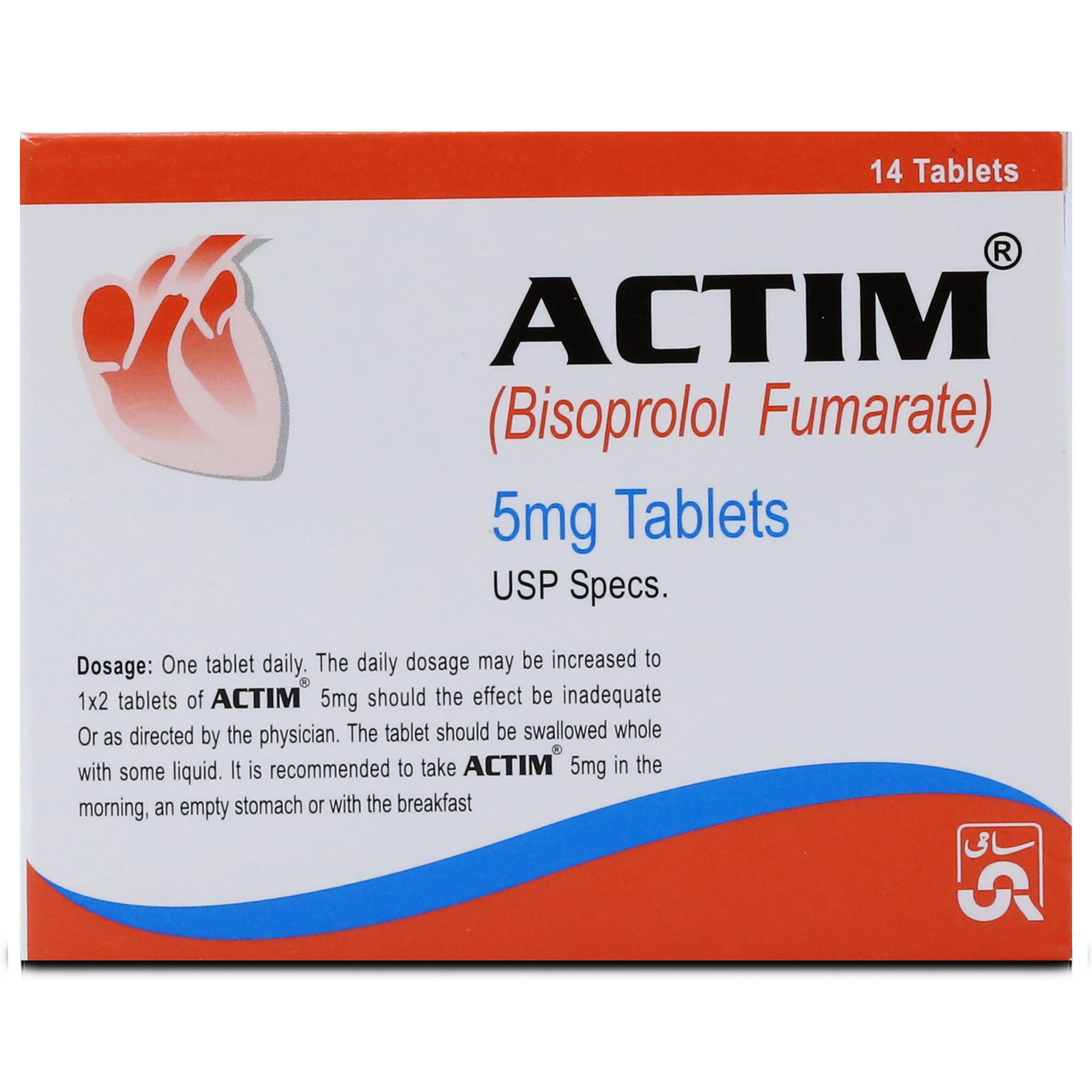 Actim (5Mg) 14 Tablets