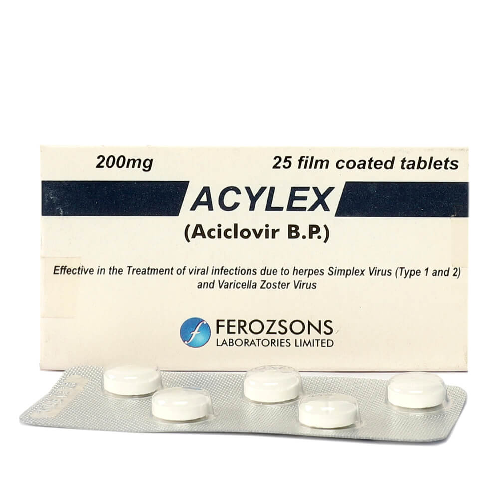 Acylex (200Mg) 25 Tablets
