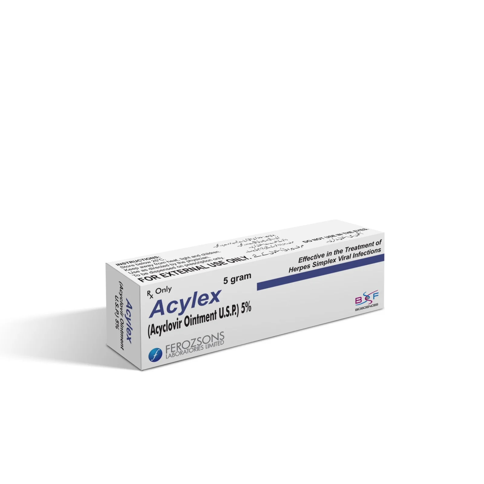 Acylex (5%) 5G Ointment